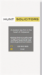 Mobile Screenshot of huntsolicitors.com